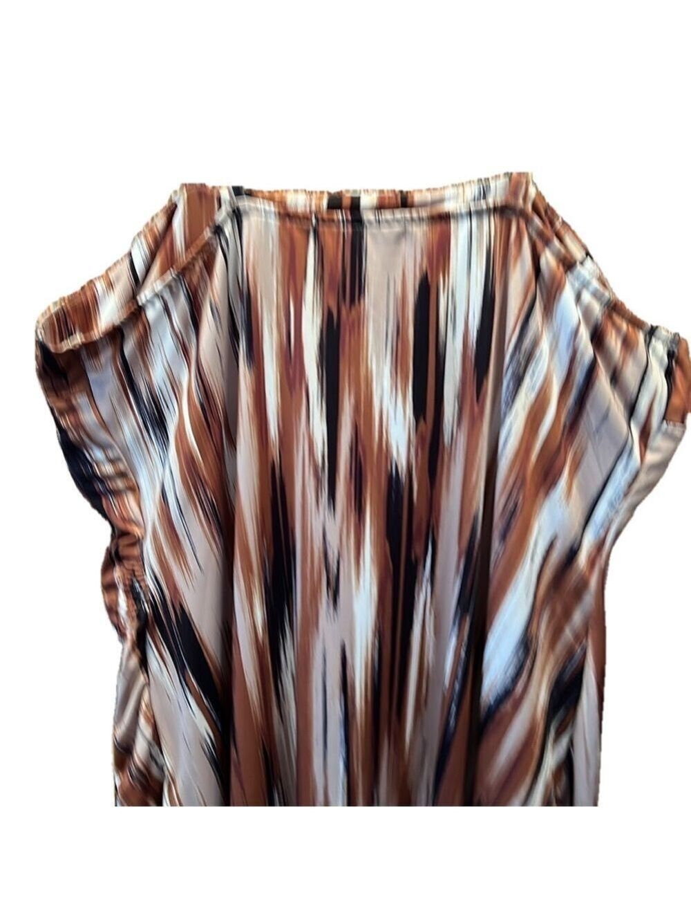 MADDEN NYC Dress, SZ XXXL, PTP21”, L41”, adj. straps & cinched side, ( T2-348) - Picture 3 of 10